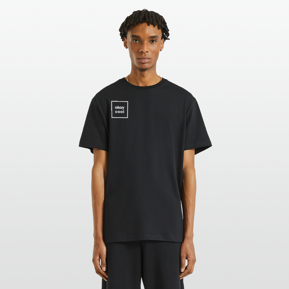 Organic Relaxed T-Shirt Made in EU - SOLID BLACK