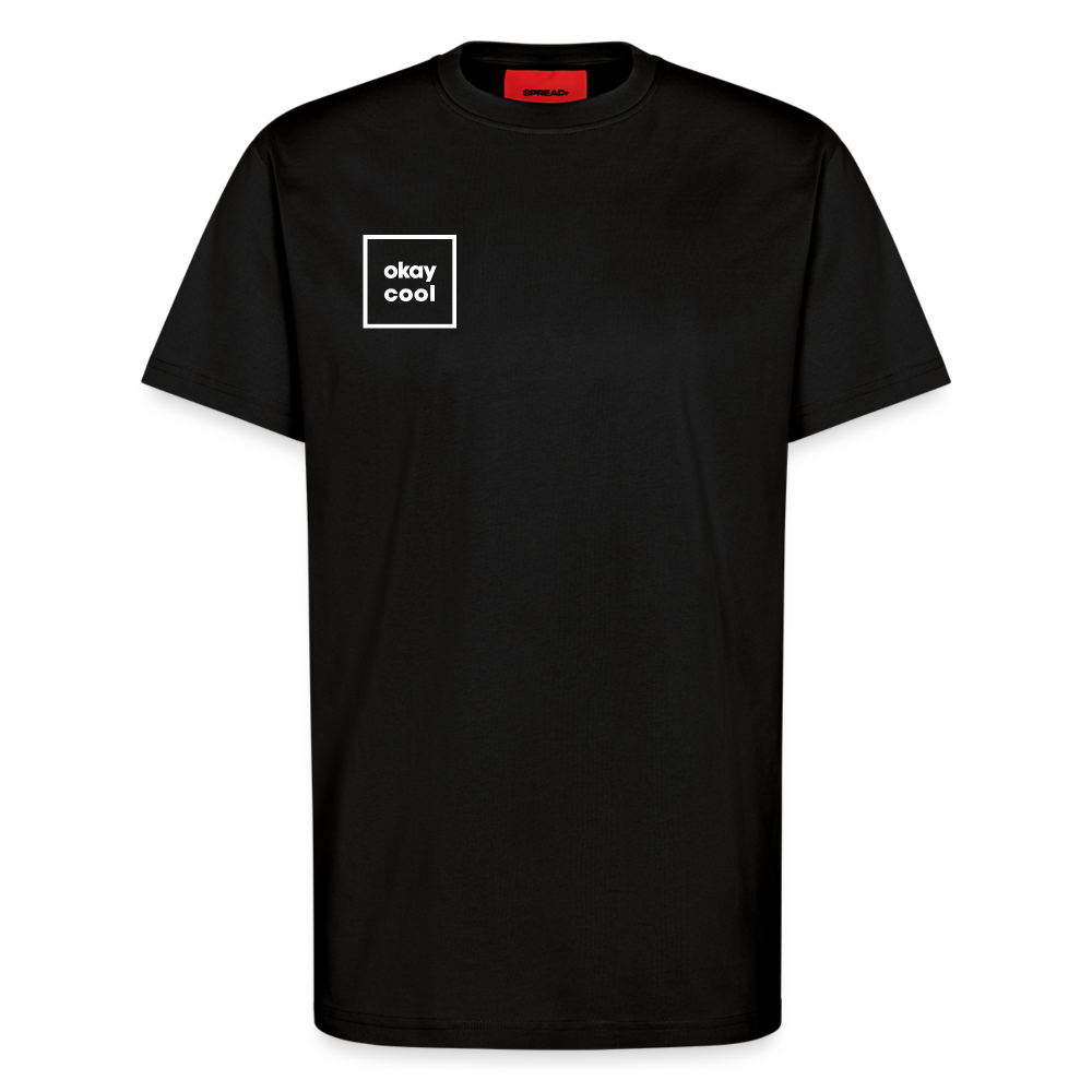 Organic Relaxed T-Shirt Made in EU - SOLID BLACK